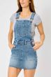 Reggie HIGH WAIST RAW HEM OVERALL SKIRT