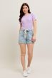 Lana High Waist Cuff Jogger Shorts