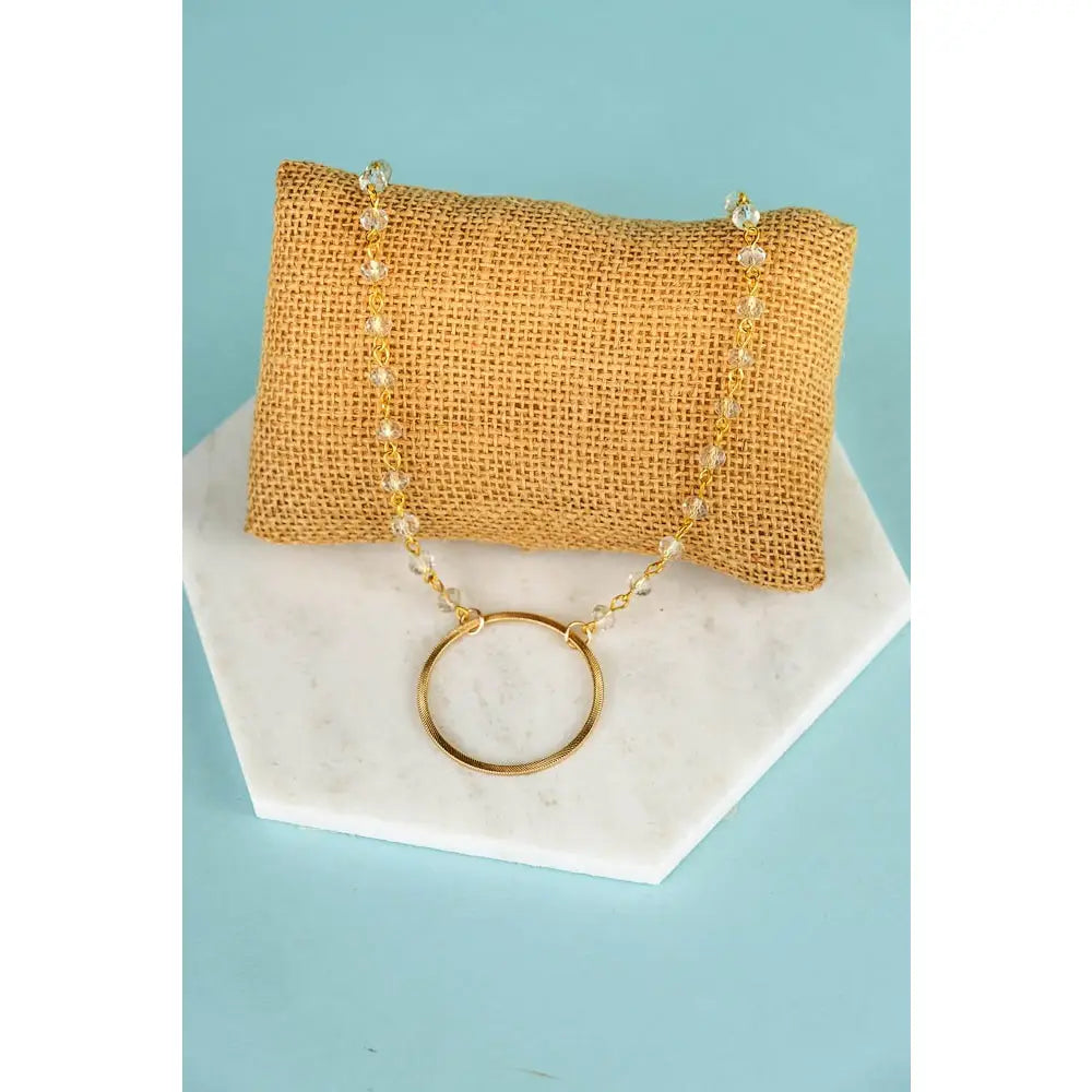Nikita Necklace Clear