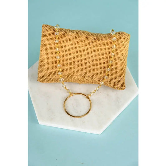 Nikita Necklace Clear