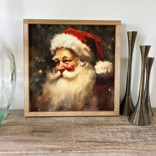 Vintage Santa Wall Art
