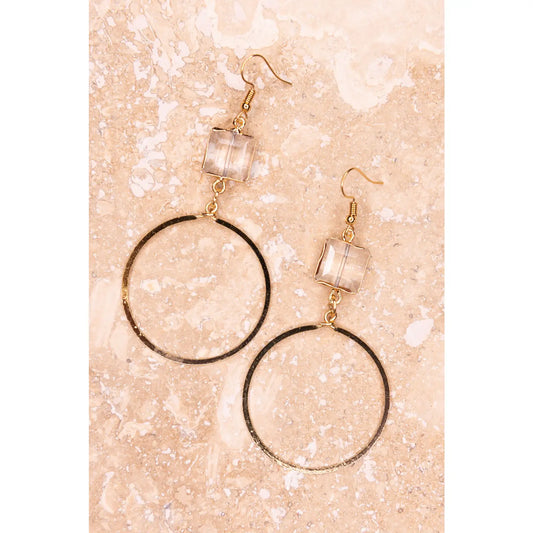 Jessica Earrings with Circle