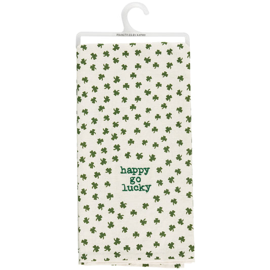 Happy Go Lucky Kitchen Towel