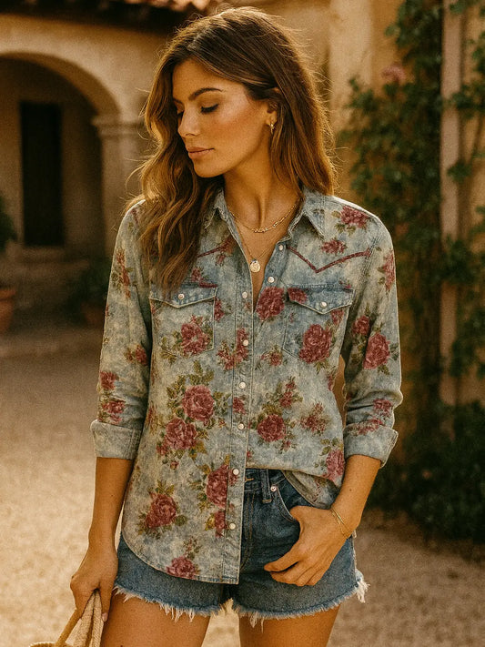 Fiora Denim Shirt