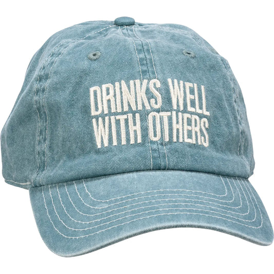 Drinks Well with Others Baseball Cap