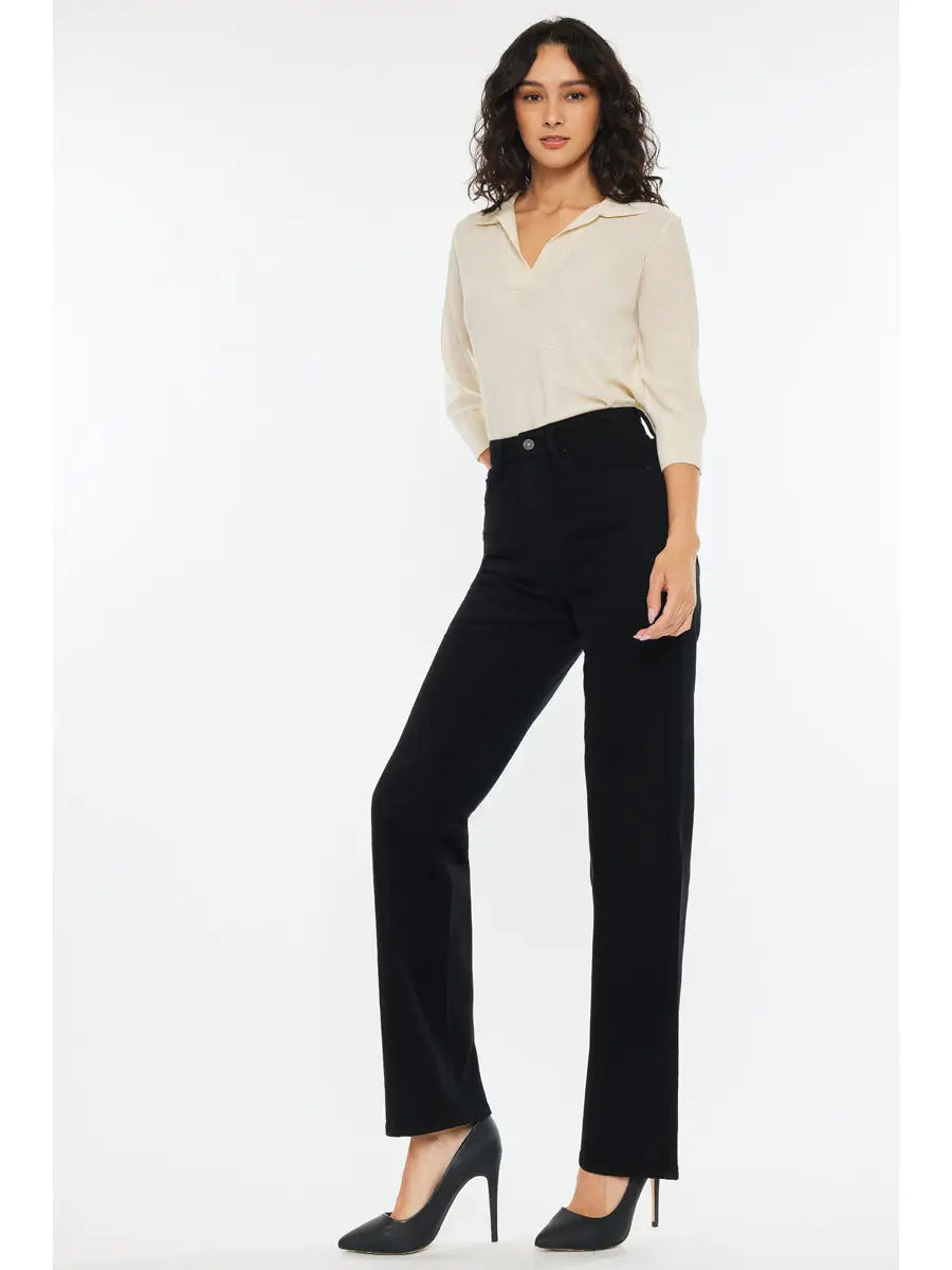 Kan Can High Rise True STRAIGHT-Black