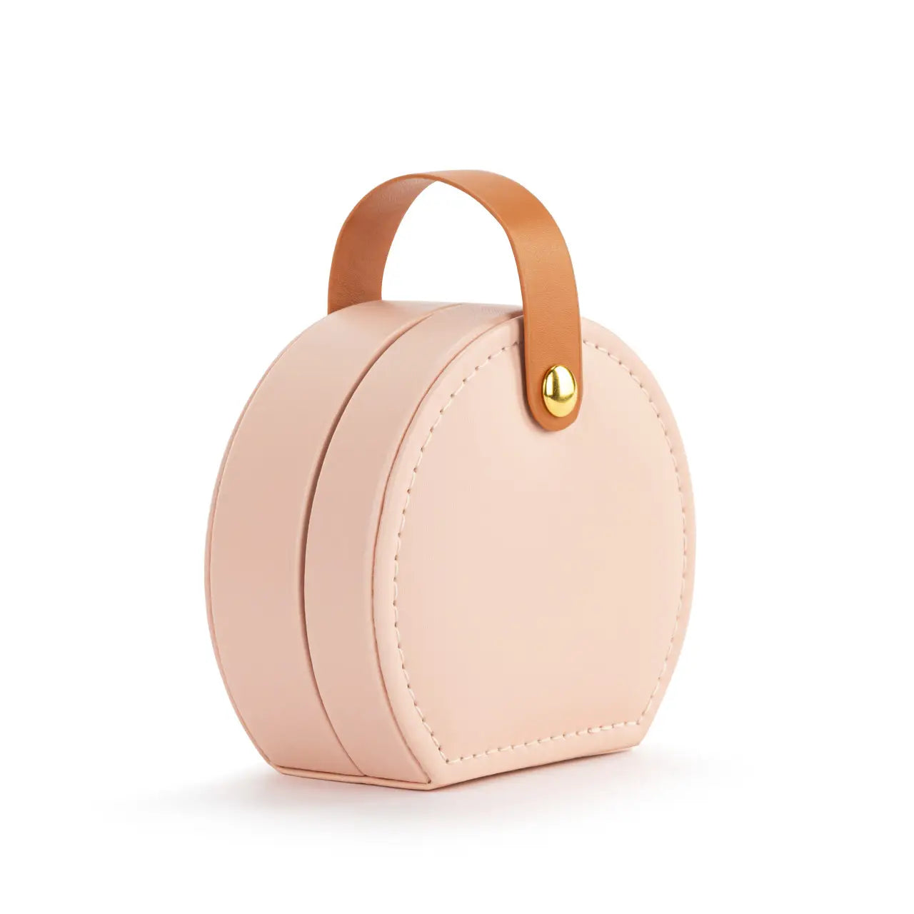 Pink Travel Jewelry Case - 4x3in