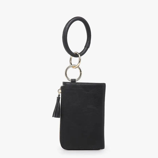 Liv Bangle Wristlet/Wallet-Black