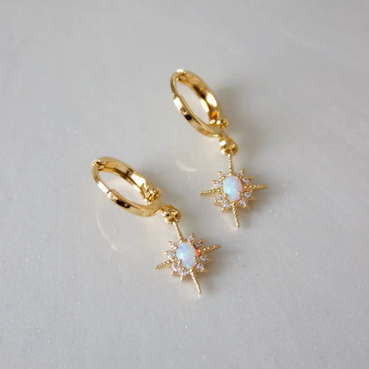Opalite Star Huggies-Gold