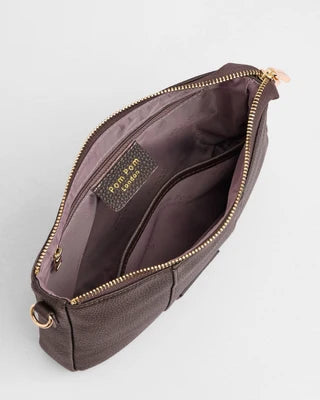 POM POM LONDON CITY SLIM CHOCOLATE PLUM