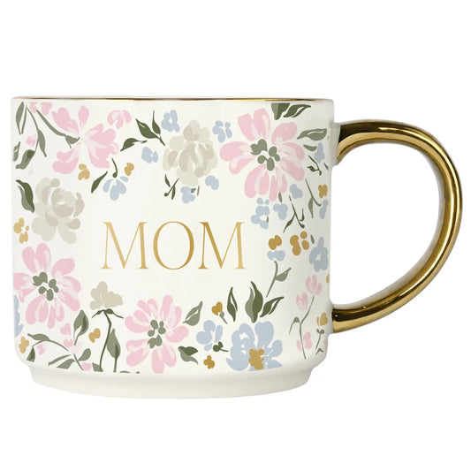 Floral Mom Coffee Mug - Home Decor & Gifts