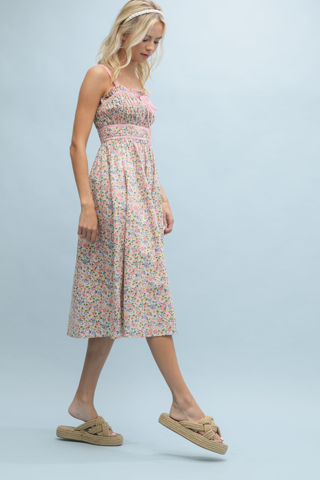 Adelia FLORAL MIDI DRESS
