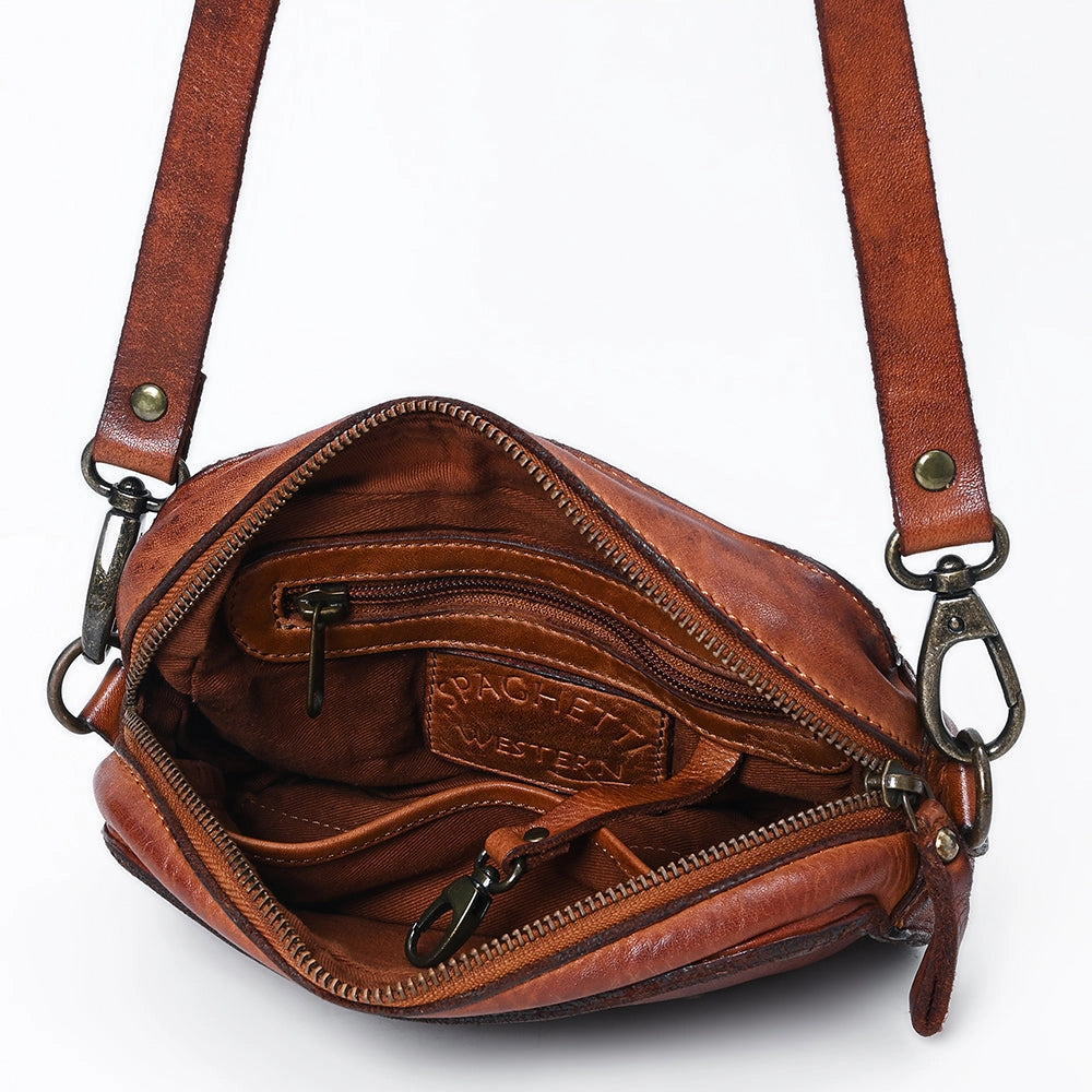 Crossbody Genuine Leather Women Bag Western Bag Becca