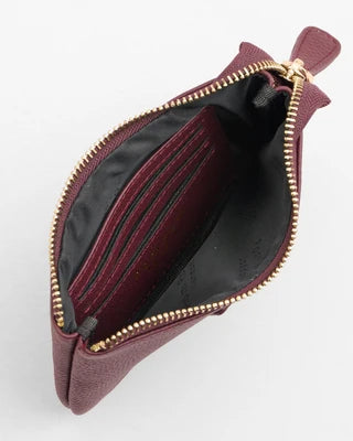 Pom Pom London CHELSEA COIN PURSE BURNT RHUBARB