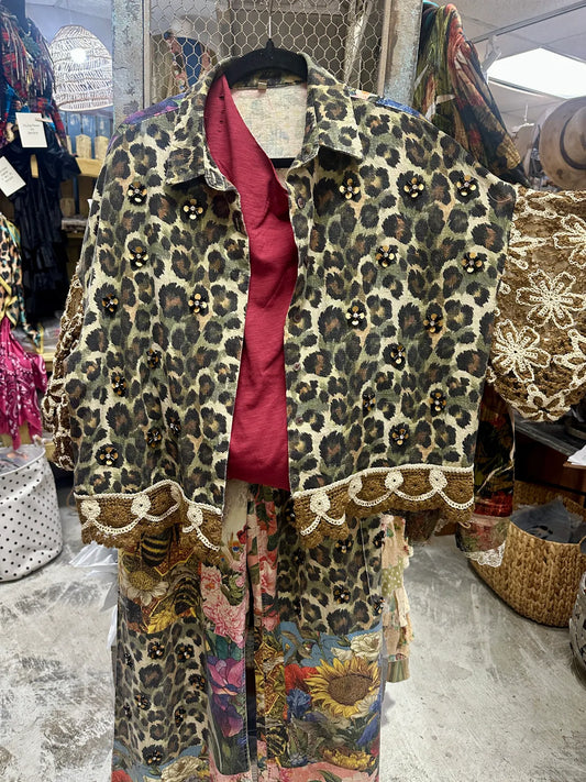 A Rare Bird Leopard Garden Jacket