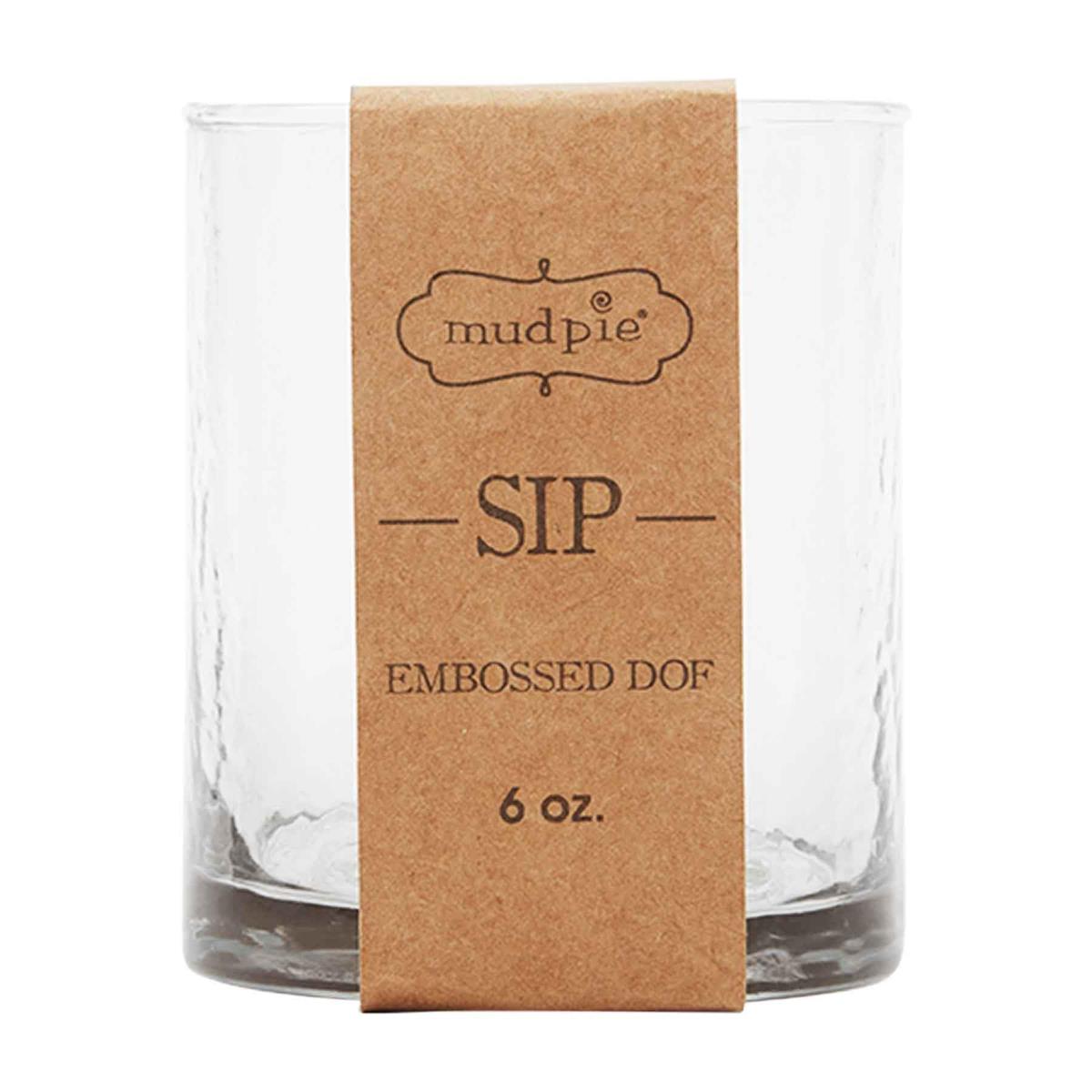 Mud Pie Sip Embossed DOF