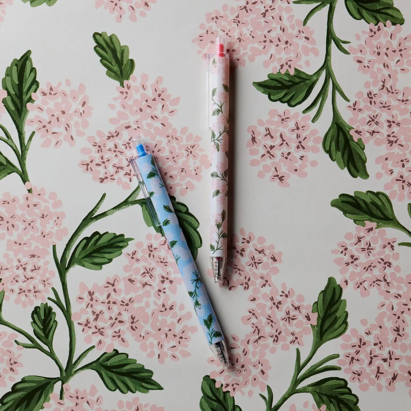 Hydrangea Gel Pen Set of 2