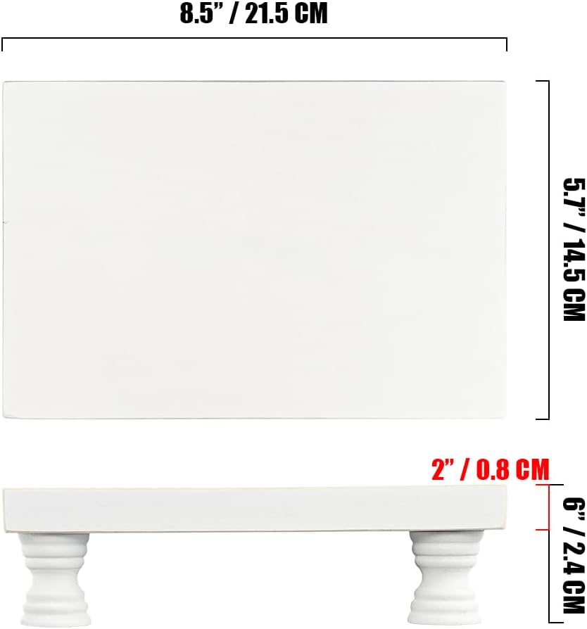 Pedestal Stand for Home-White