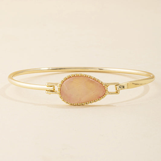 Semi Precious Stone Teardrop-GDROQ