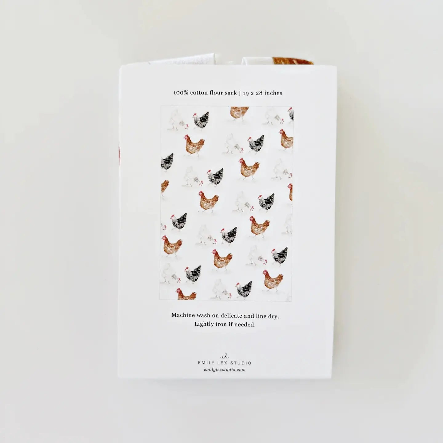 Chickens Cotton Flour Sack Tea Towel