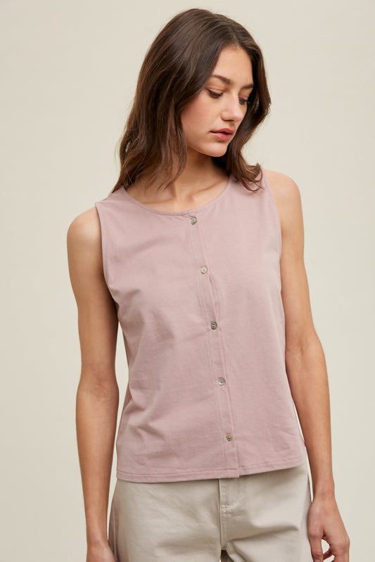 Picnic in the Park Top-Mauve