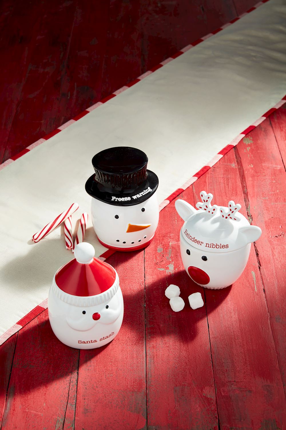 REINDEER SMALL XMAS TREAT JARS