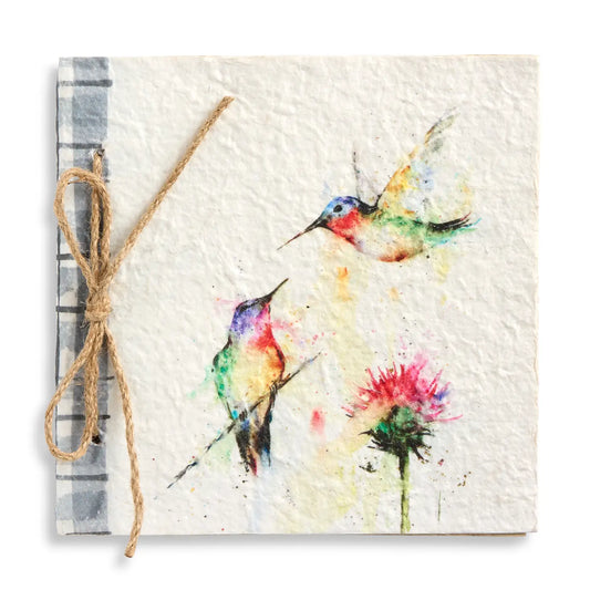 Stopping By Paper Mache Journal - 6.5in