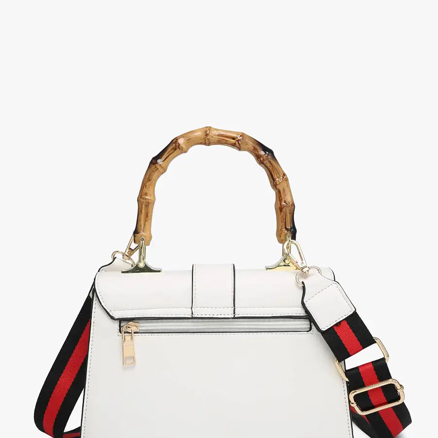 Anya Color Block Crossbody w/ Guitar Strap