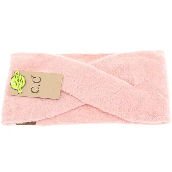 Soft Crossed C.C Eco-Friendly Fashion Headband-Assorted Colors