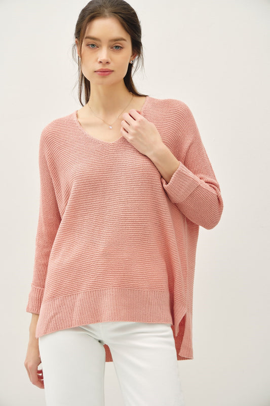 Addie Sweater-Blush