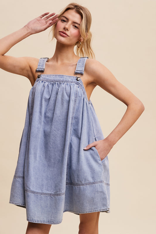 Moni Denim A-Line Dress