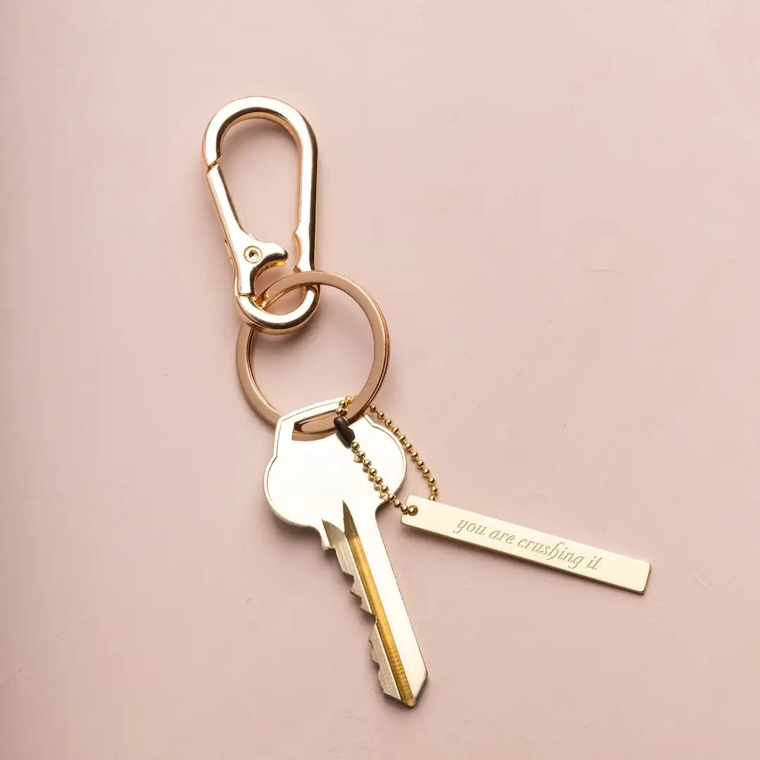 Hidden Message Bracelet - Crushing It/Amazonite/Gold