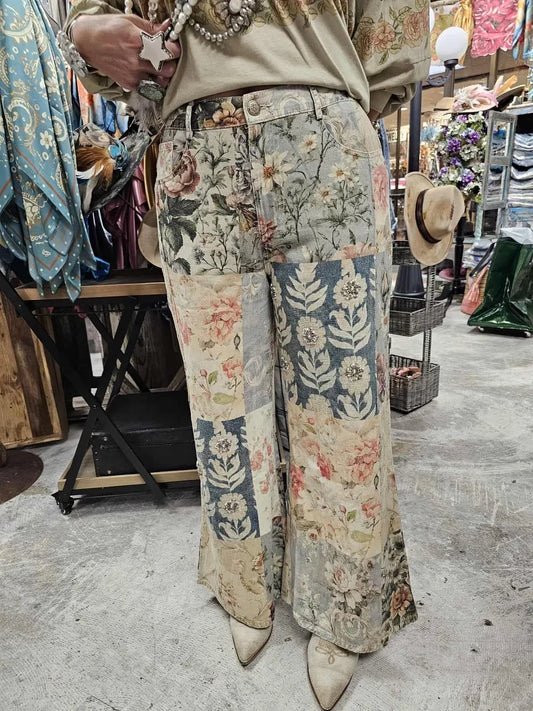 A Rare Bird Botanical Pants