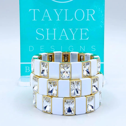Neutral Girlie Bracelet-White