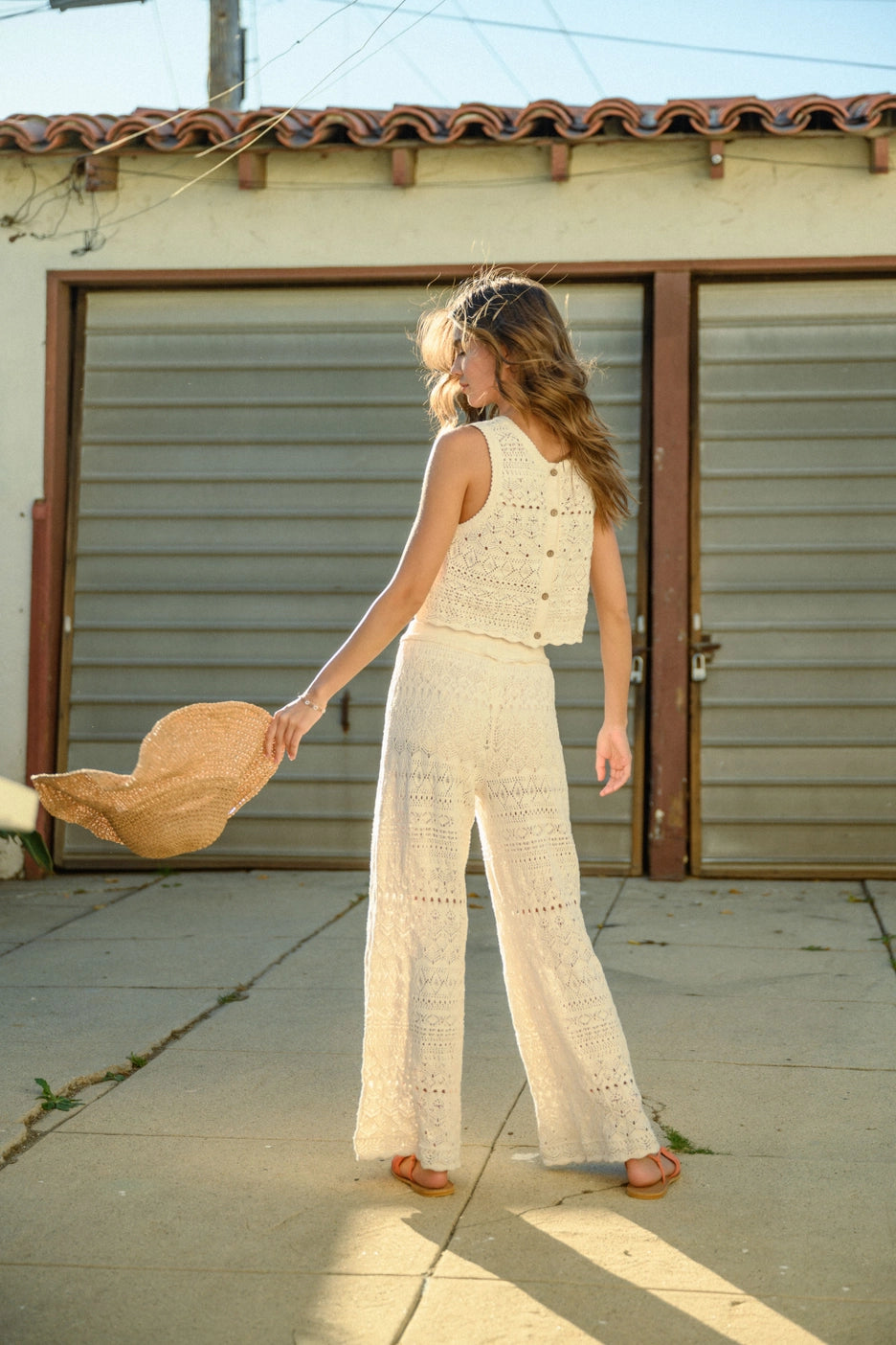 Twila Crochet Pattern Back Button Top