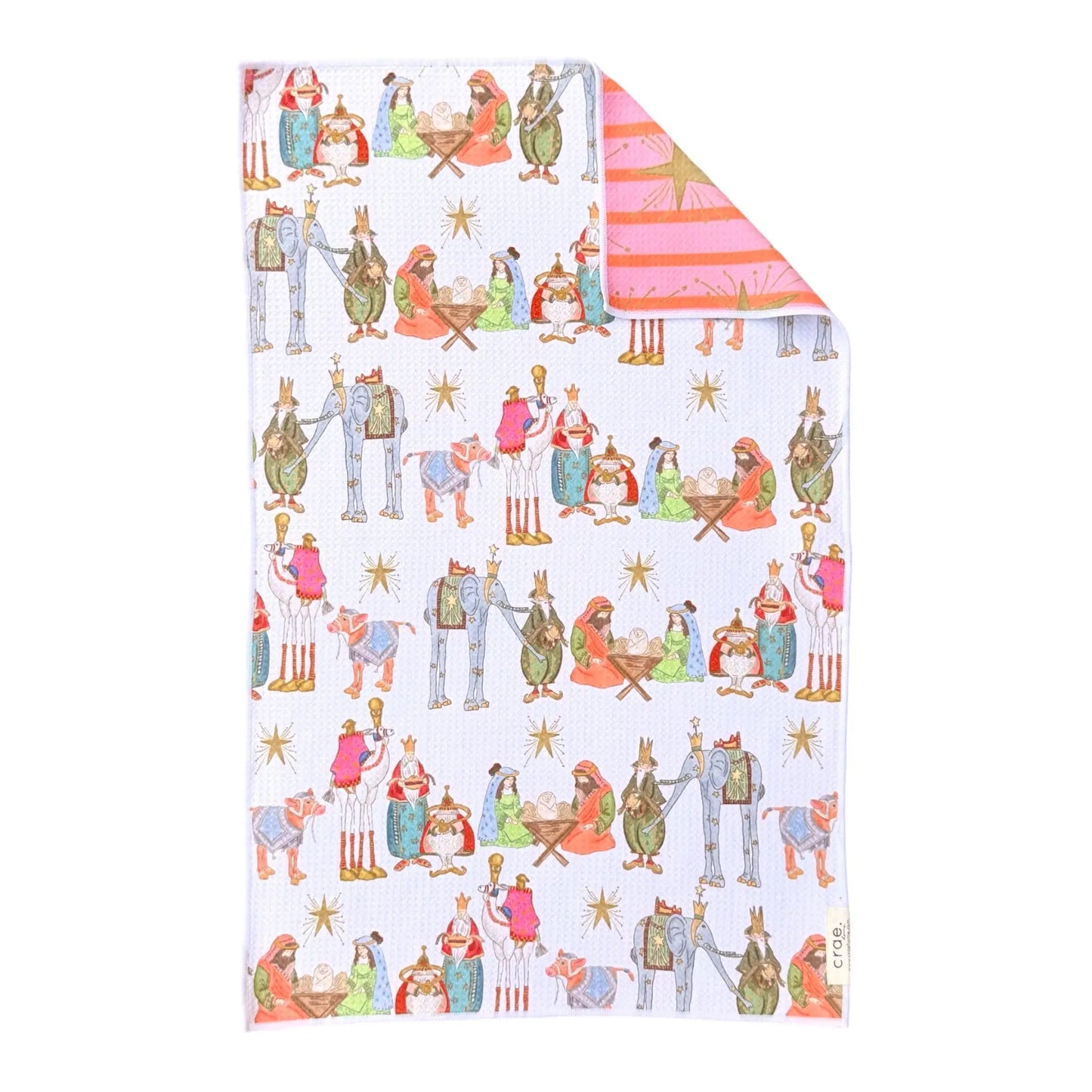 Crae-Light of the World: Reversible Hand Towel