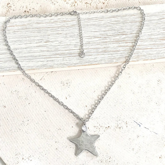 Star Necklace Celestial Jewelry Non Tarnishing