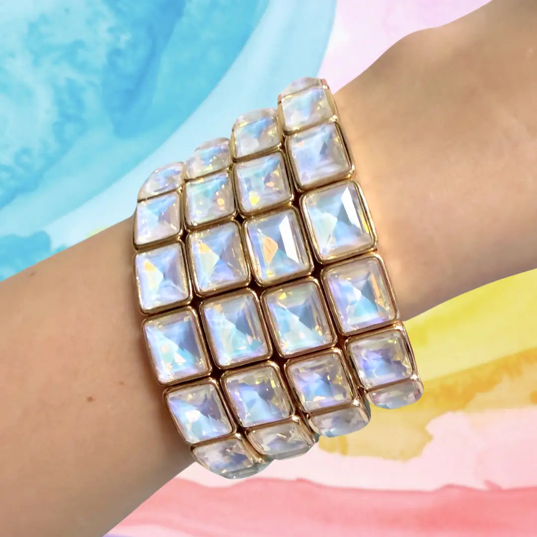 Taylor Shaye Linda Bracelet -White