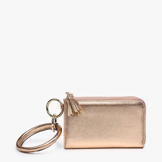 Liv Bangle Wristlet/Wallet-Gold