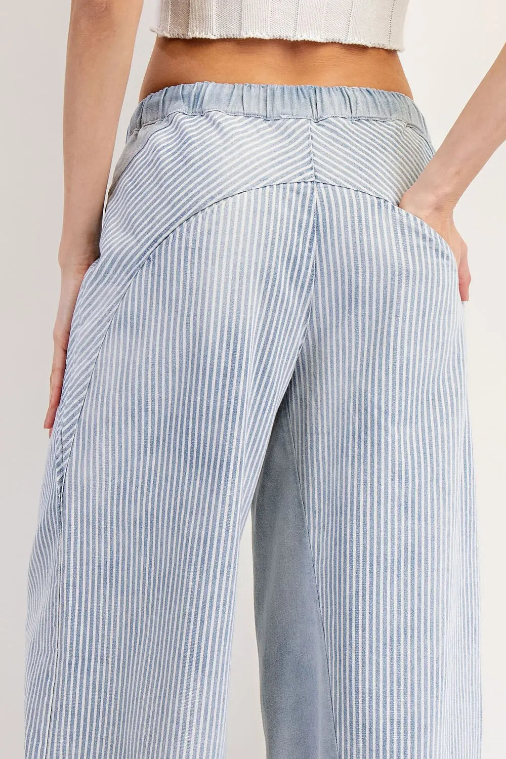 Blake Mineral Washed Striped Drawstring Pants