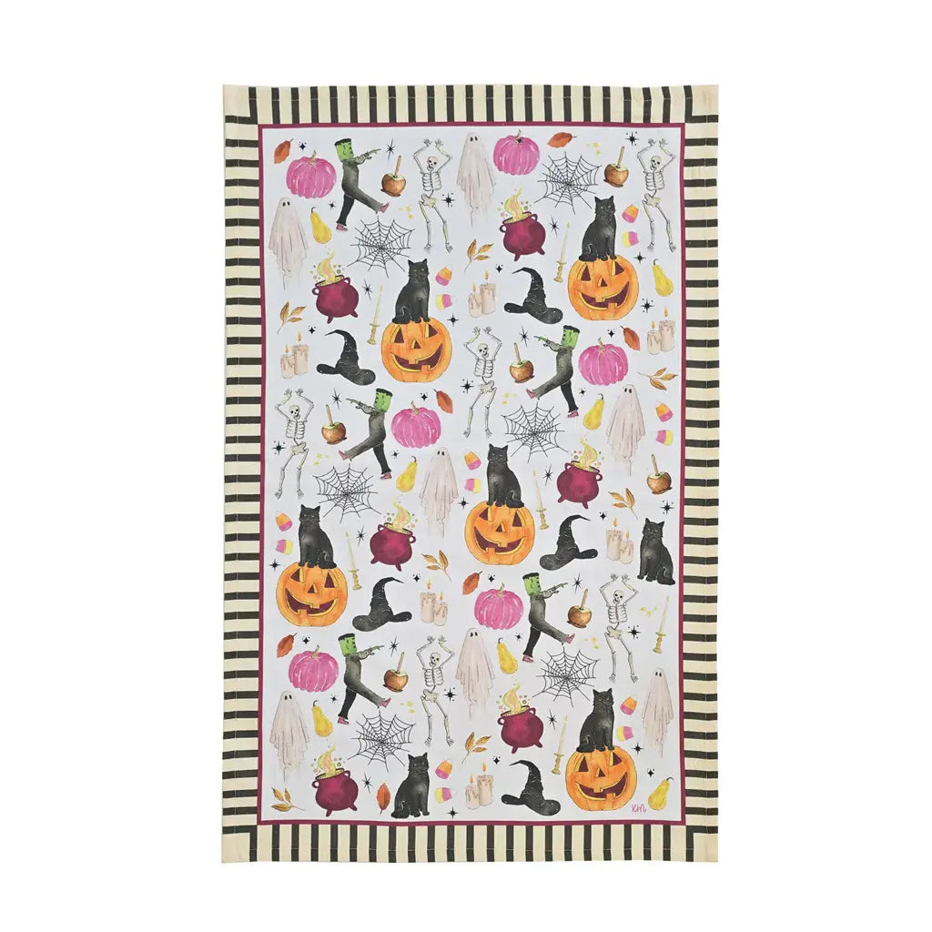 Tricks & Treats Halloween Tea Towel