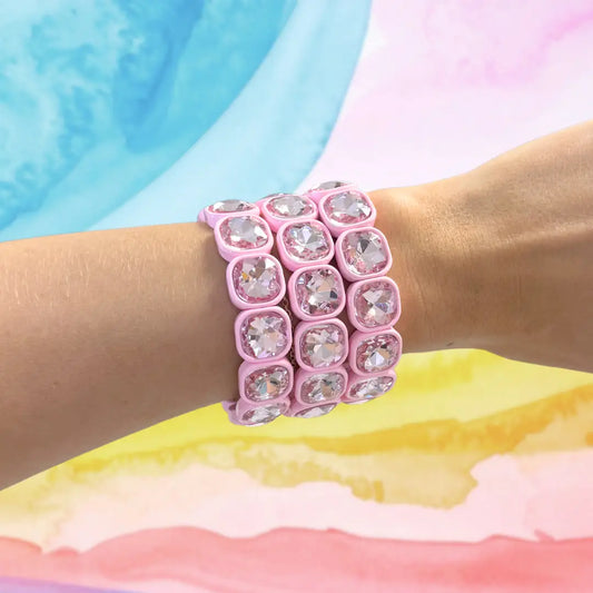 Taylor Shaye Frankie-Pink on Pink Bracelet