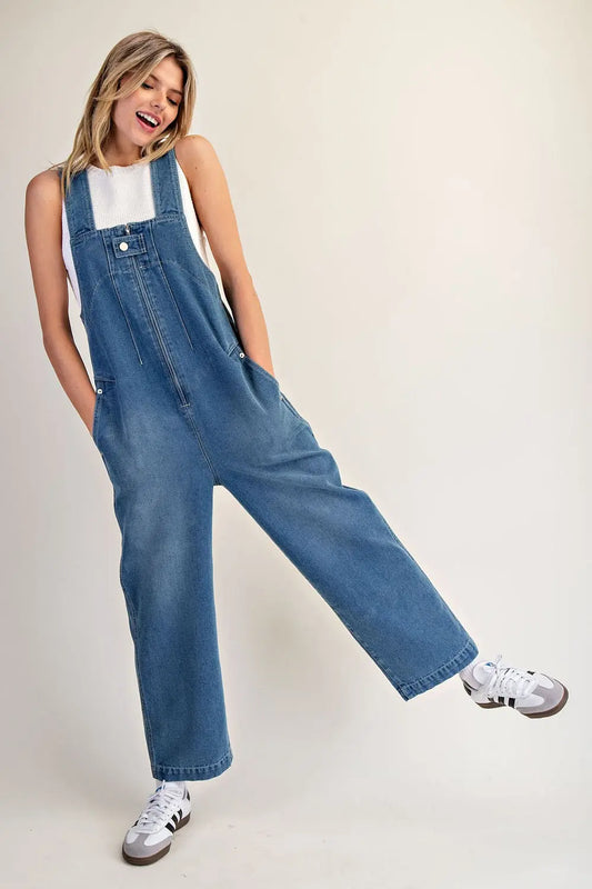 Rachel Sleeveless Zip Utility Jumpsuit