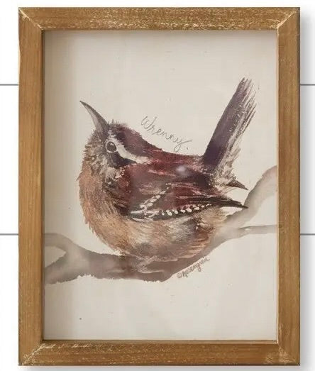Framed Prints - Birds with Names-Wrenny