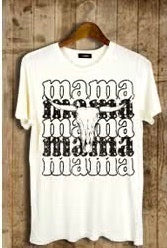 Mama T-Shirt-Ivory