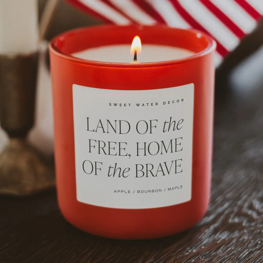Land of the Free, Home of the Brave 15 oz Soy Candle