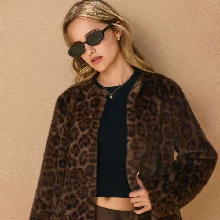 Chasing Horizons Faux Fur Jacket