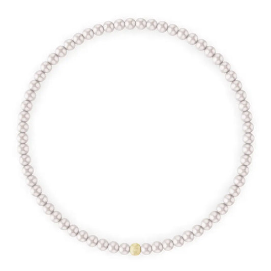 Kylar Mack 6.5" 3mm White Pearl Bracelet
