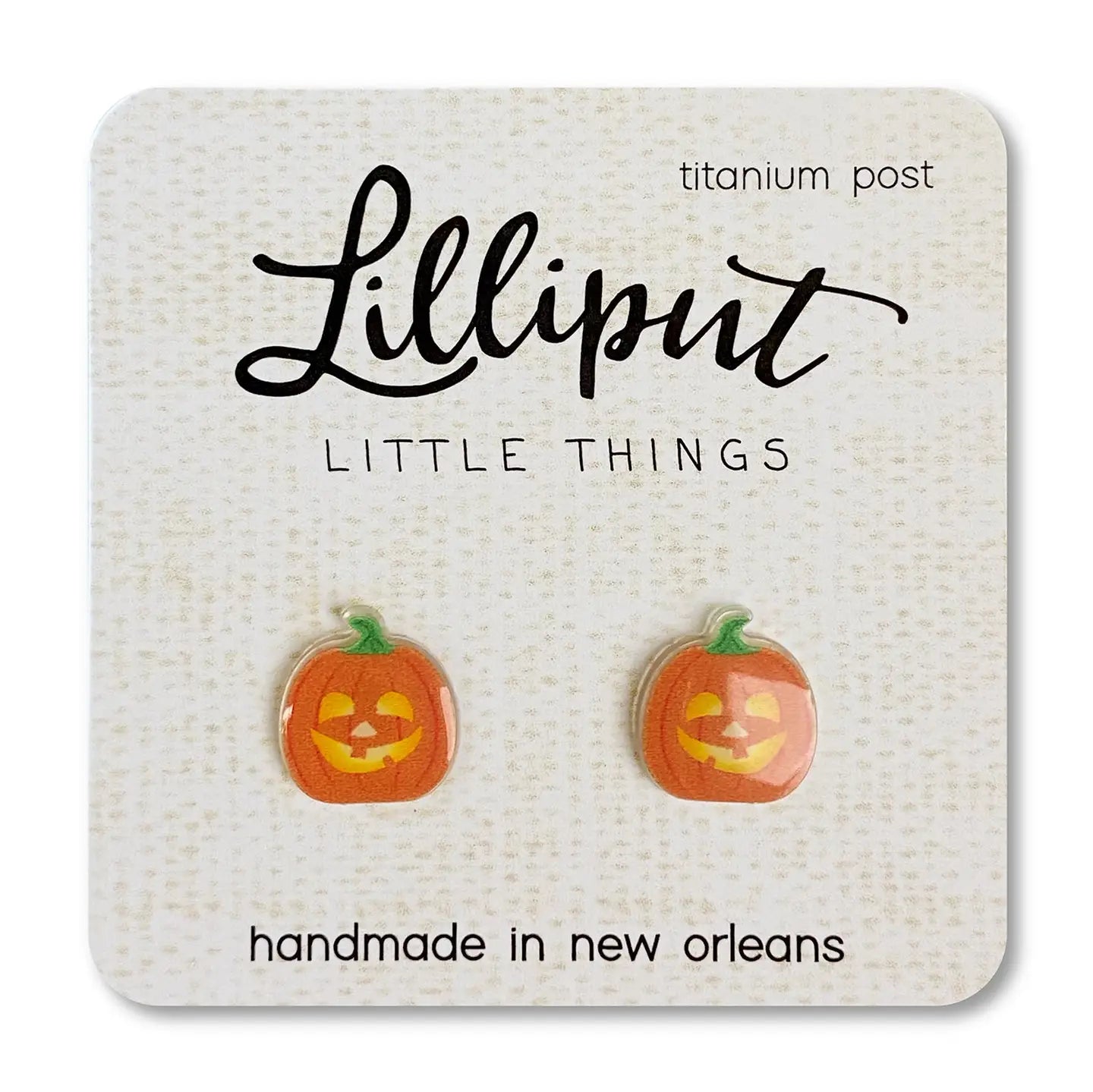Lilliput Jack O' Lantern Earrings