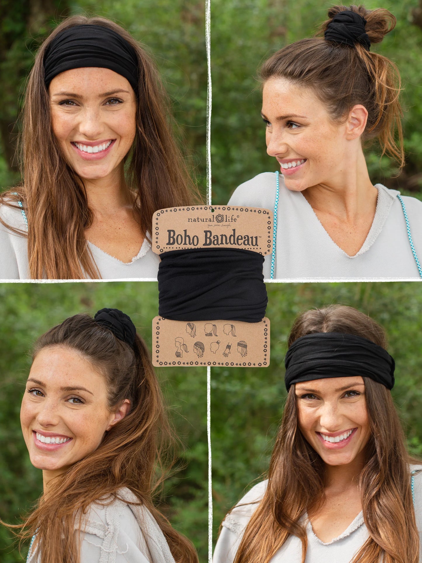 Boho Bandeau Black